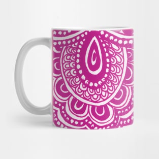 Fuschia Pina Swirls Mug